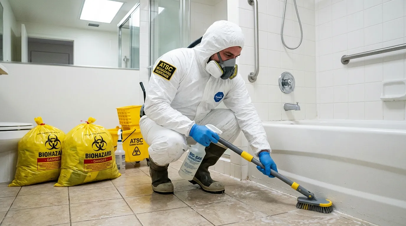 Decontamination equipment deployed for Blood Cleanup in Opa-locka
